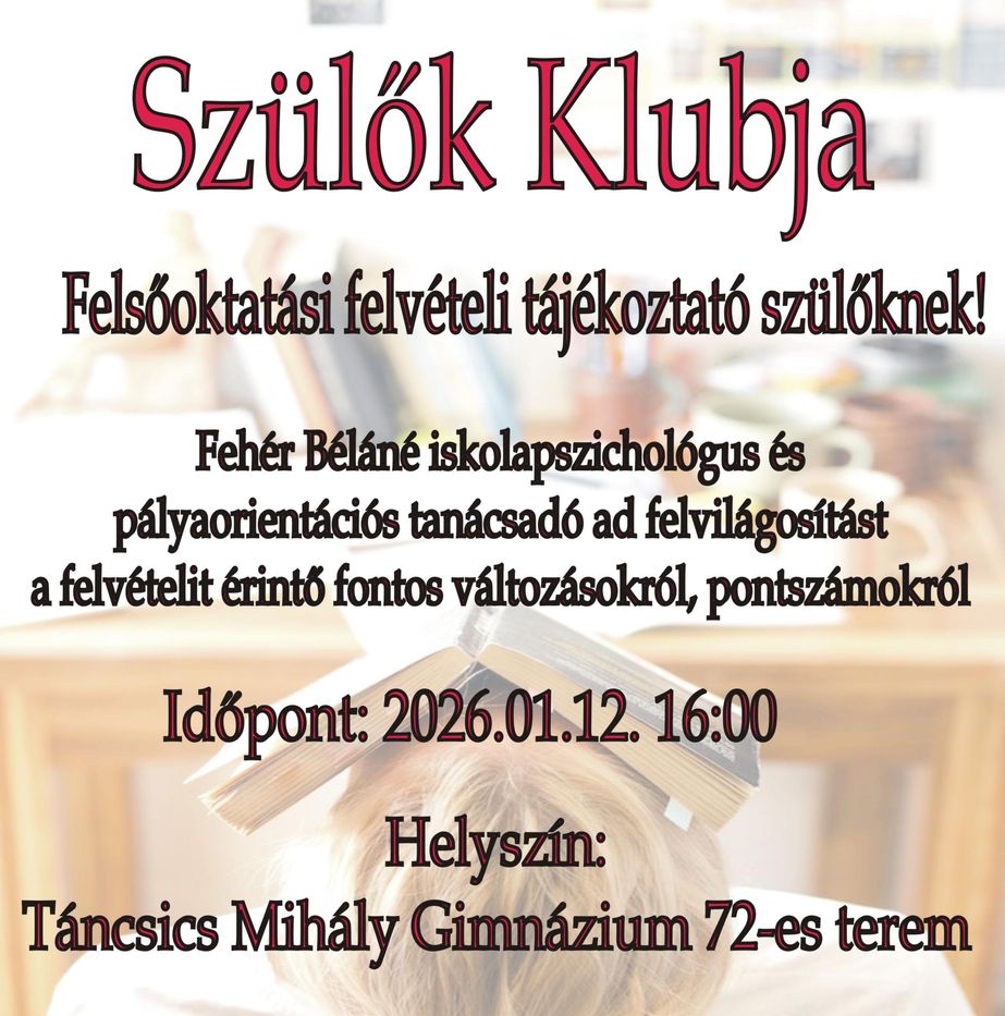 SzulokKlubjaPlakat